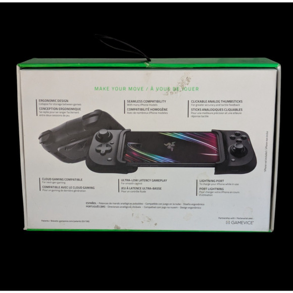 Razer Kishi RZ06 iOS Universal Gaming Controller Gamepad for iPhone Black - Picture 2 of 9